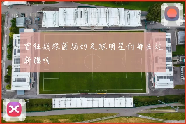 曾征战绿茵场的足球明星们都去过新疆吗