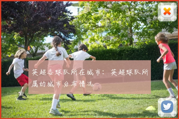 英超各球队所在城市：英超球队所属的城市分布情况